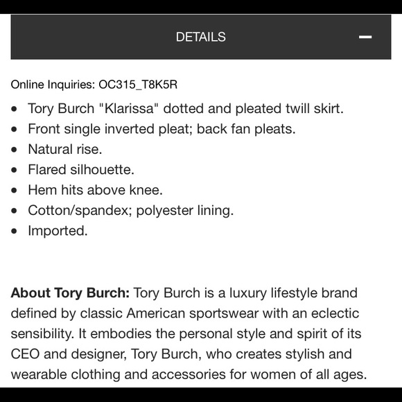 Tory Burch Klarissa Skirt : Runway Collection - Picture 10 of 10